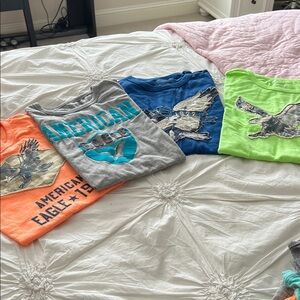 American Eagle Outfitters Kids Tees - Orange, Gray, Blue, Green
